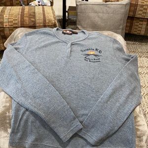 Biker Design Long Sleeve Shirt